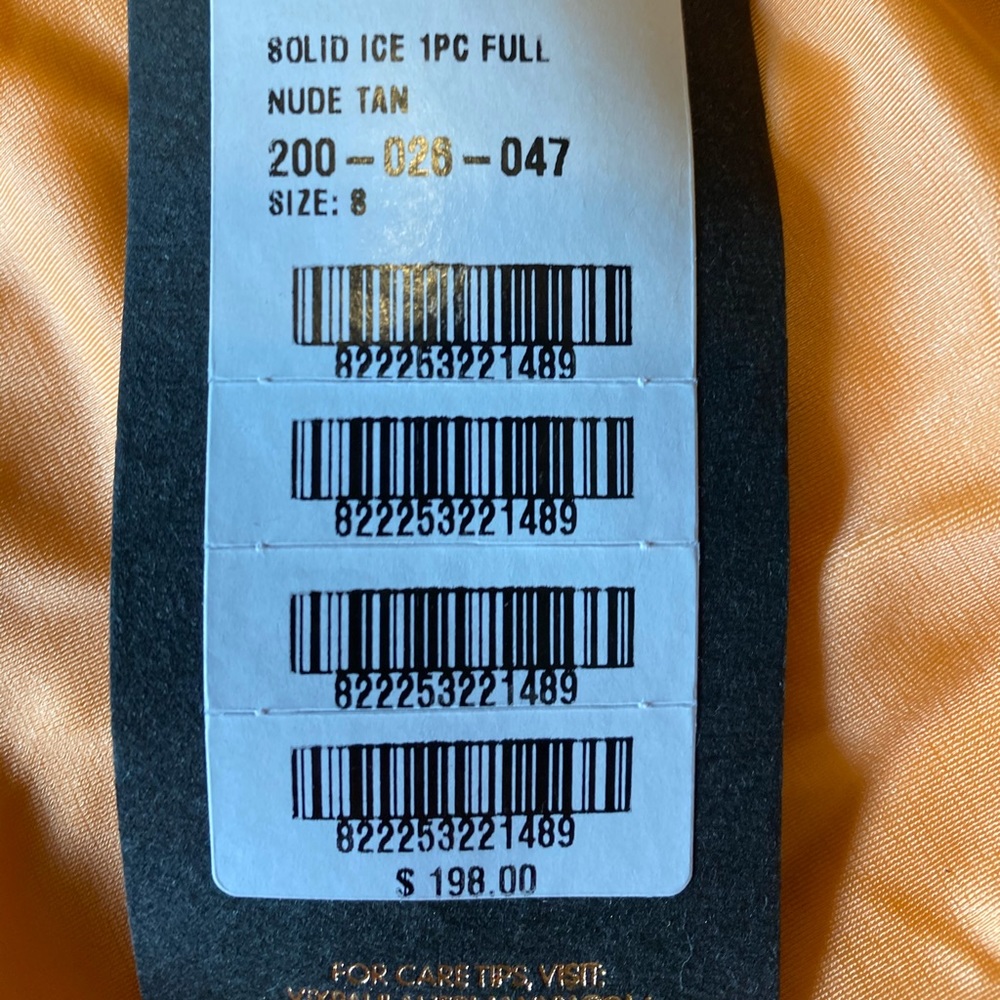 NWT Nude Tan Vix one piece swimsuit S - Picture 4 of 8